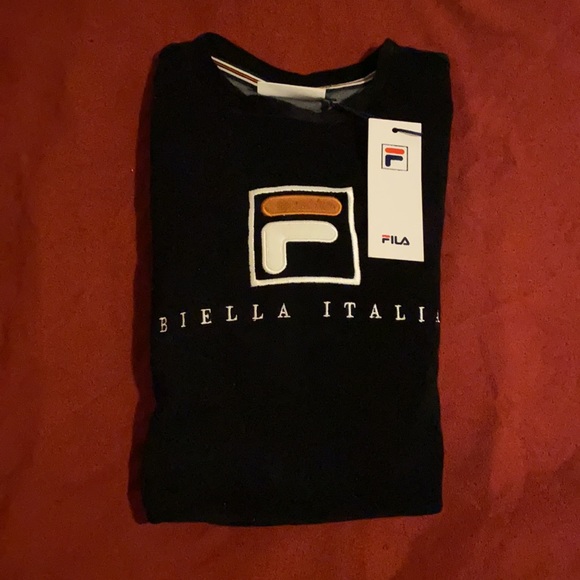 Long Sleeve FILA crew shirt: terrycloth - Picture 3 of 5